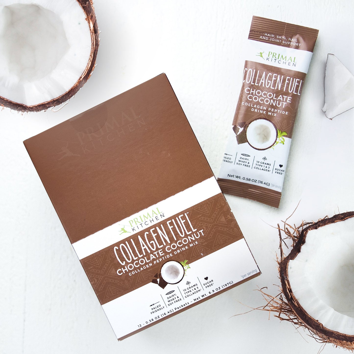 Chocolate Collagen Fuel™ Packets — 12 Count