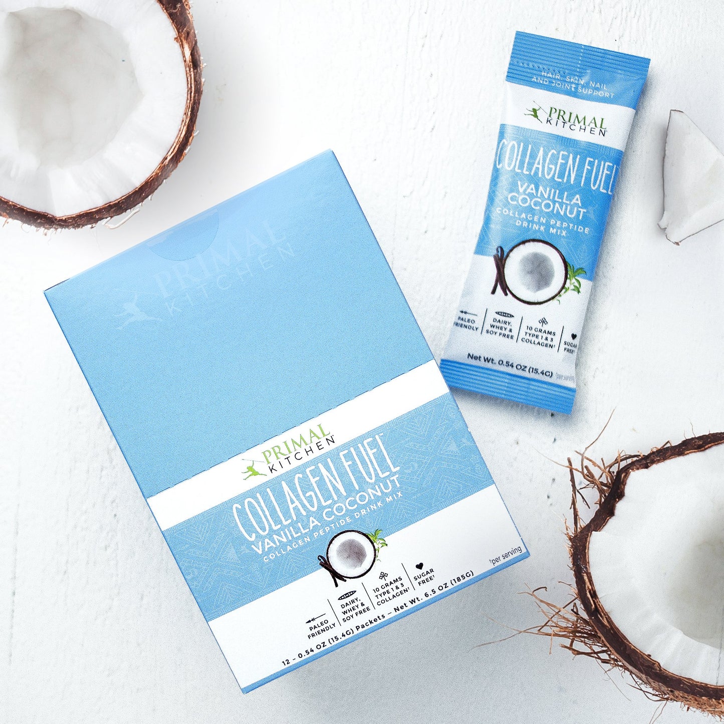 Vanilla Collagen Fuel™ Packets — 12 Count