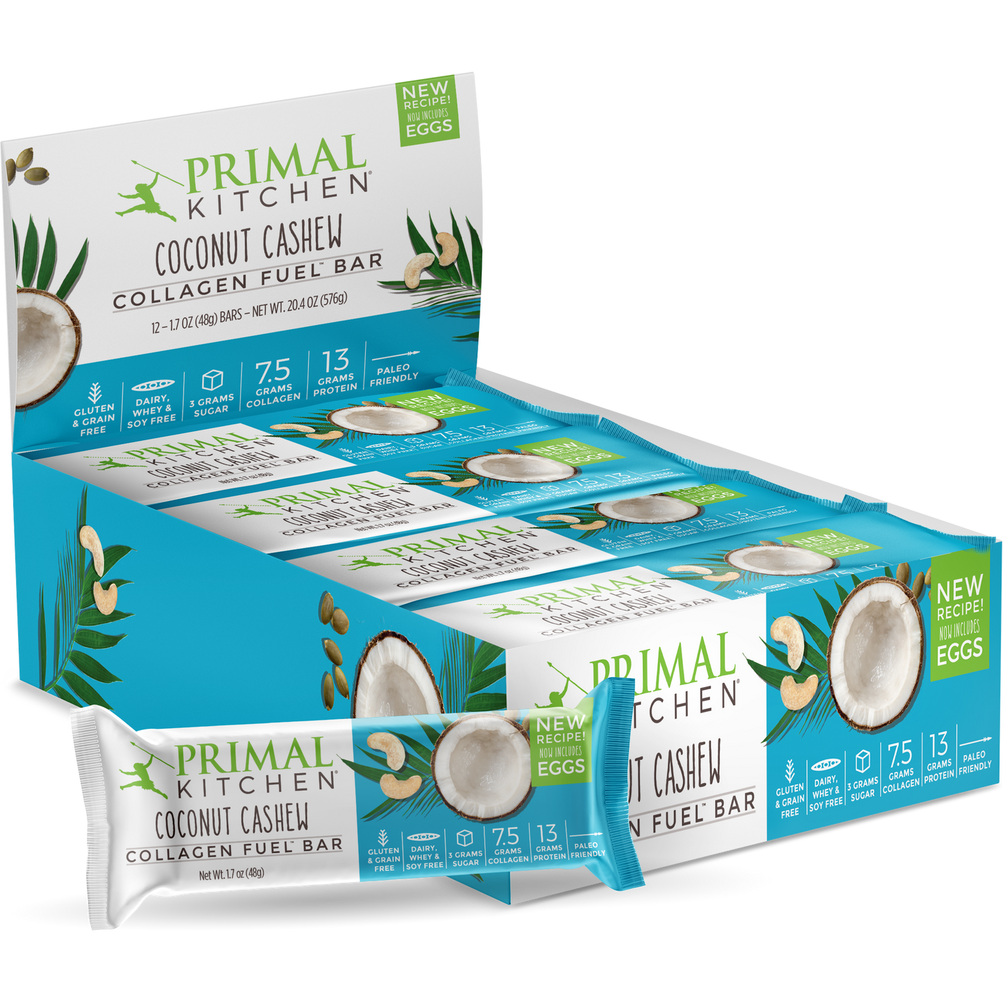 Coconut Cashew Collagen Fuel Bars