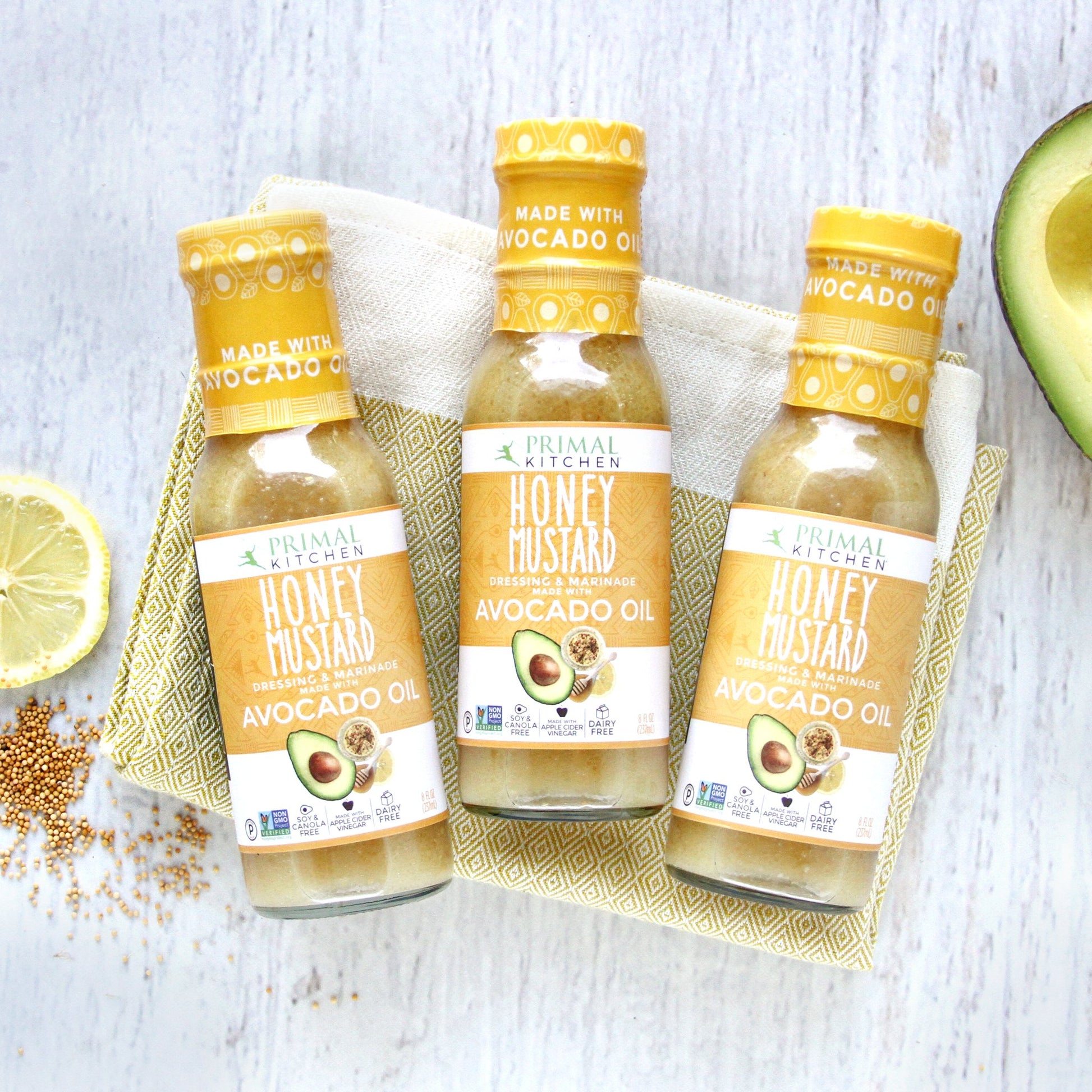 Primal Kitchen Honey Mustard Vinaigrette with Avocado Oil - 3-Pack