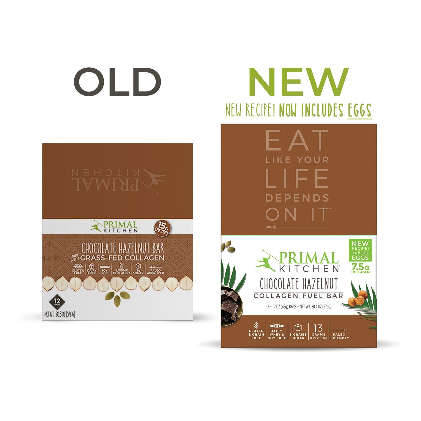 Chocolate Hazelnut Collagen Fuel Bars