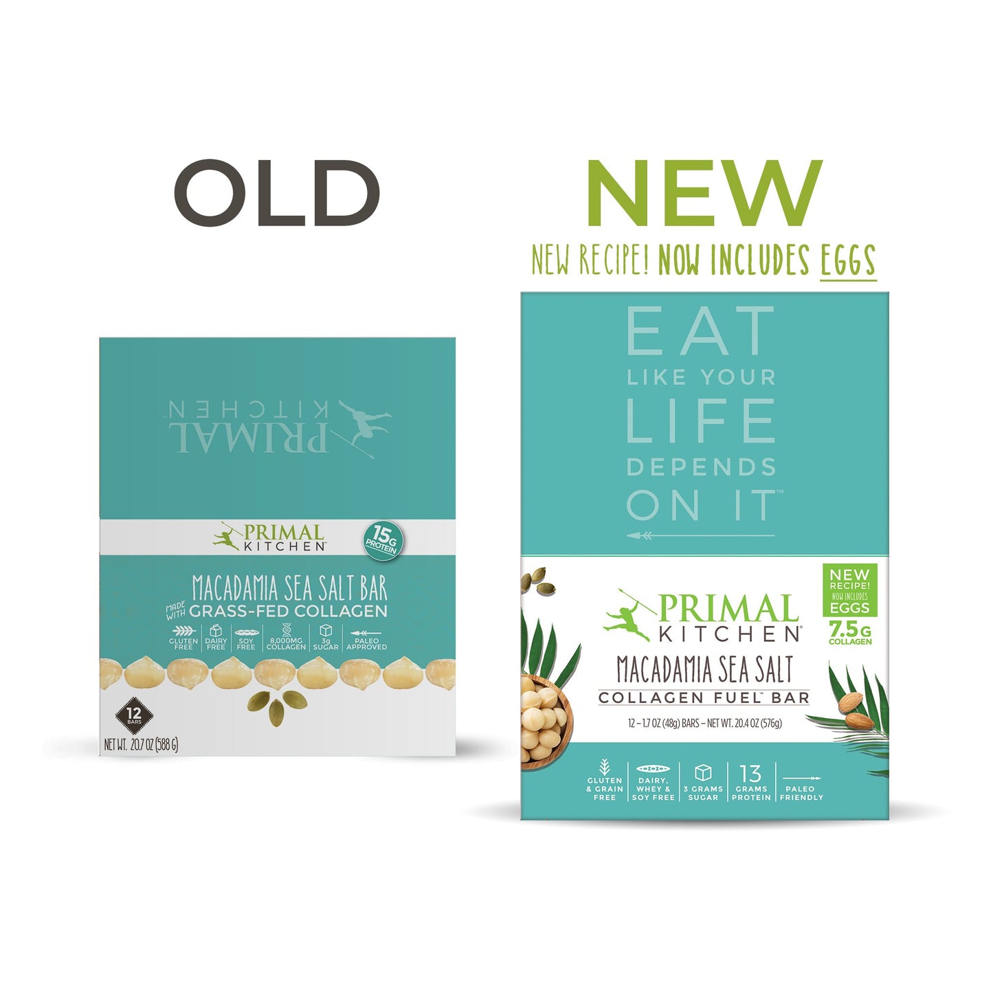 Macadamia Sea Salt Collagen Fuel Bars