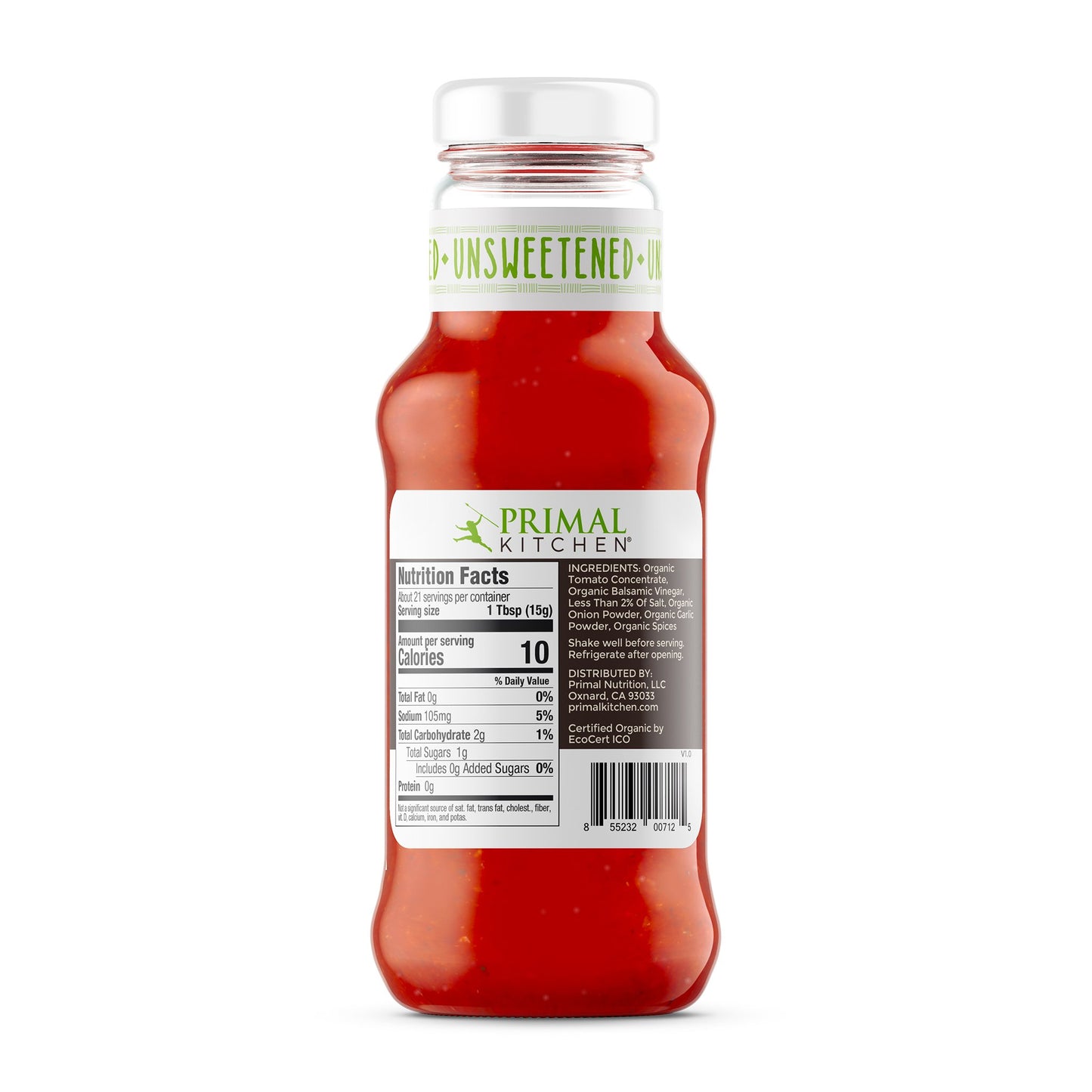 Organic Unsweetened Ketchup