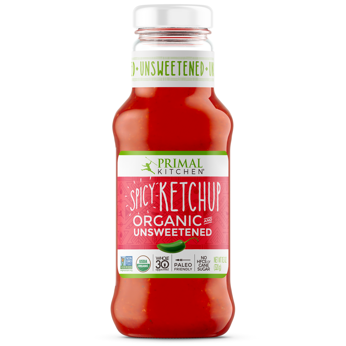 Spicy Organic Unsweetened Ketchup